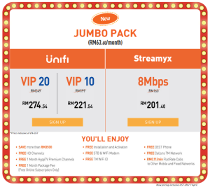 Unifi ja jumbo promotion