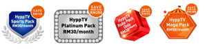HyppTV Saving Packs